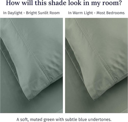 CALIFORNIA DESIGN DEN Luxuriously Soft Hotel Quality 600 Thread Count, 100% - Image 3