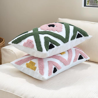 Boho Accent Lumbar Pillow Covers 12x20 - Image 6