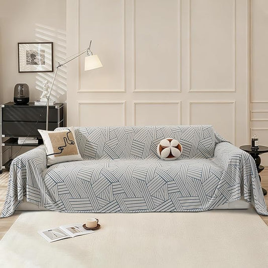 Boho Couch Cover for Dogs, Chair Covers Armchair Oversized, Sofa Covers Washable by CYCMACOHOME