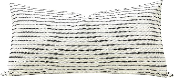 Slow Cow Rectangular Throw Pillow Cover Decorative Textured Lumbar Accent by SLOW+COW
