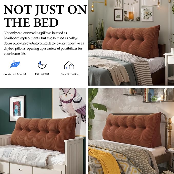 Daneey Headboard Wedge Pillow Bed Wedge Pillow - Image 6