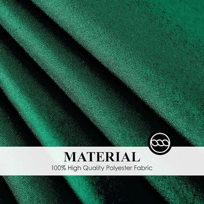 Round Tablecloth 132 Inch 6 Pack Dark Green Tablecloths Washable Decorative - Image 6
