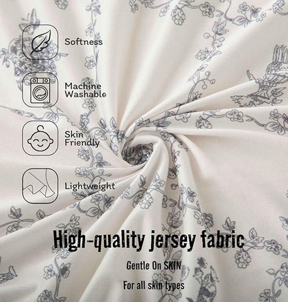 SDY Jersey Floral Bassinet Sheets - Image 4
