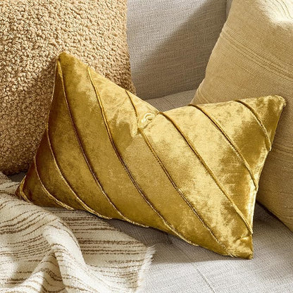 GIGIZAZA Decorative Velvet Pillow Covers 12x20, Living Room Square Cushion - Image 8