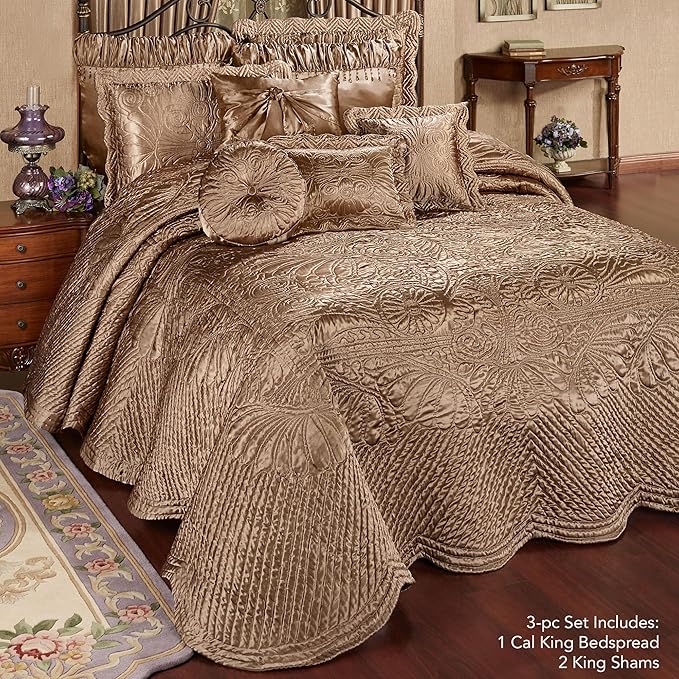 Touch of Class Portia Luxury Bedding | Rich Smoky Topaz | Premier Quilted - Image 2