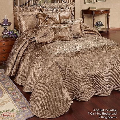 Touch of Class Portia Luxury Bedding | Rich Smoky Topaz | Premier Quilted - Image 2