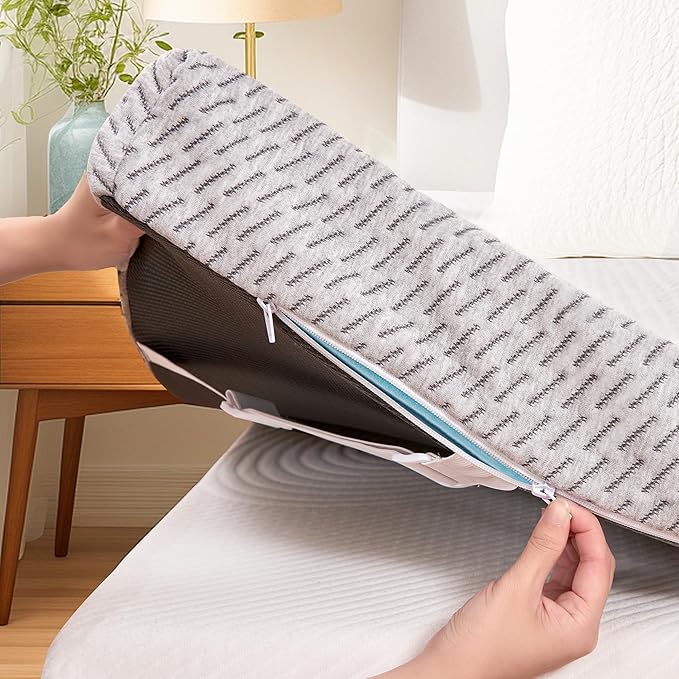 Subrtex Cover for Mattress Topper Full Size 2 Inch Mattress Topper Protector - Image 5