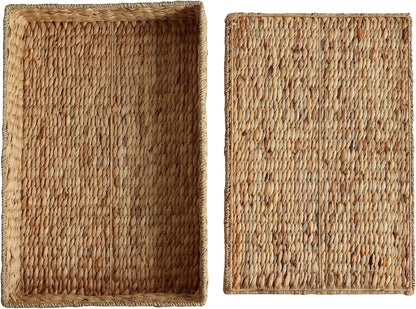 happimess holden under bed storage basket 30", natural, package contents