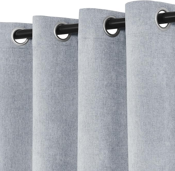 Macochico 100% Blackout Chenille Curtains - Image 4