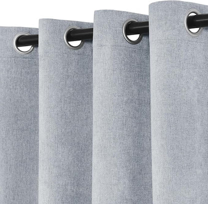Macochico Full Blackout Curtains 84 Inches Long Insulated Noise Reducing - Image 4