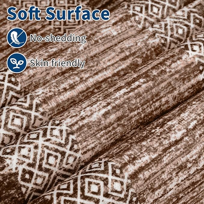 GarveeHome Washable Rug 5x7 Modern Bordered Rug - Image 3