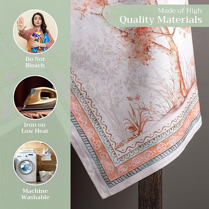 Maison d' Hermine Kitchen Towels Set of 3 100% Cotton 20" x 27.5" Reusable - Image 3