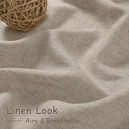 Nanspring Cobblestone Linen Curtains 84 Inches Long - Image 4