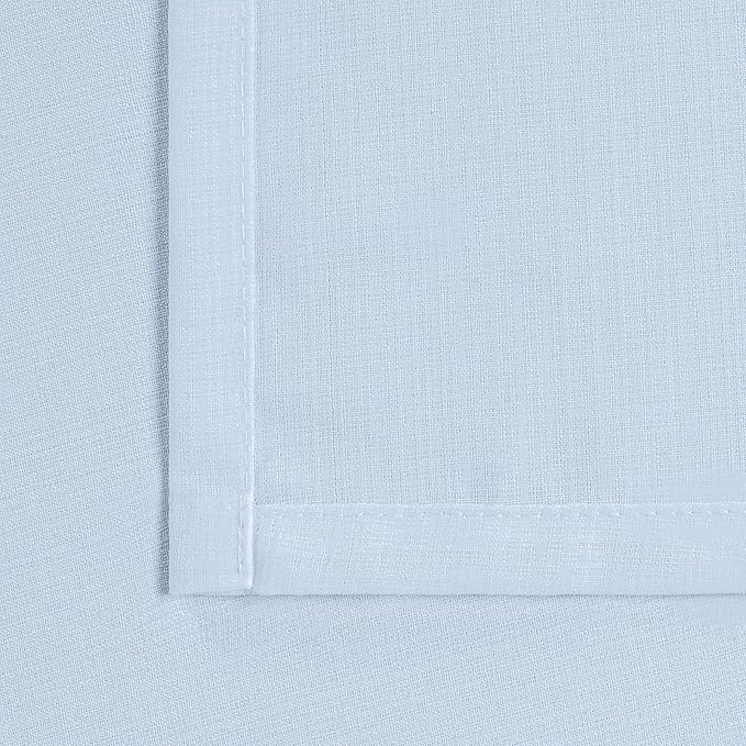 BGment Linen Look Semi Sheer Curtains - Image 6