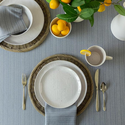 Benson Mills Cameron Textured Fabric Table Cloth, - Image 3