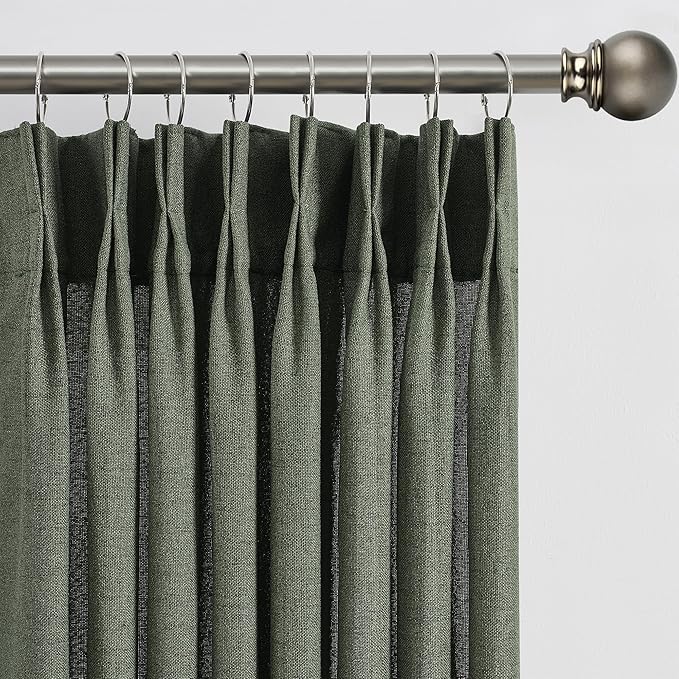 102 Inch Long Linen Blended Curtains by RAIN+CITY