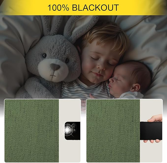 Ptialk Elegant Blackout Curtains - Image 4