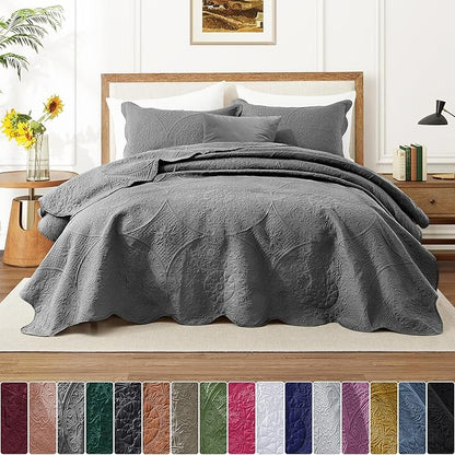 IR Imperial Rooms King Quilt Bedding Set Size + 2 Pillow Shams - Image 3