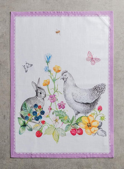 Maison d' Hermine Kitchen Towels Set of 3 100% Cotton 27.50" x 20" Reusable - Image 2