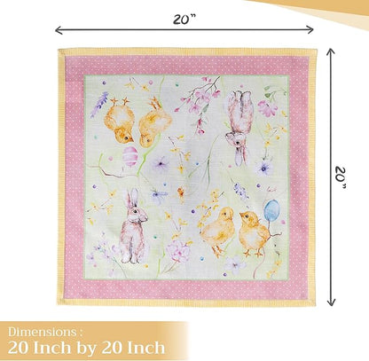 Maison d' Hermine Cloth Napkins Set of 4 100% Cotton Everyday Reusable Square - Image 4