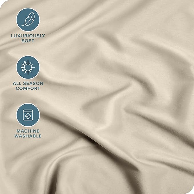 Bare Home Fitted Bottom Sheet Twin XL Size - Image 2