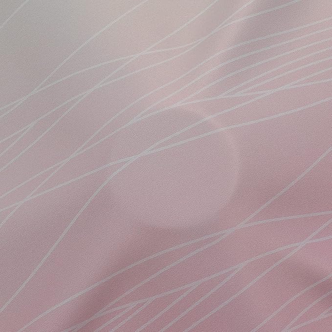 Estelar Textiler Pink and Sage Green Blackout Curtains & Drapes - Image 8