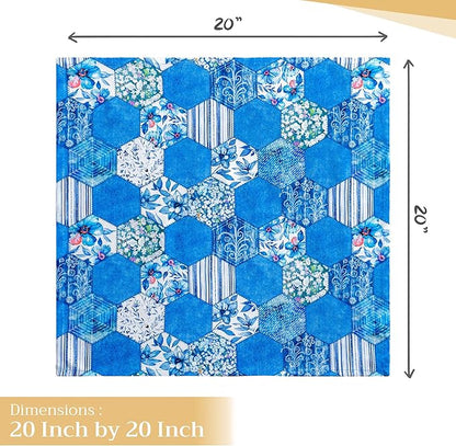 Maison d' Hermine Cloth Napkins Set of 4 100% Cotton Everyday Reusable Square - Image 4