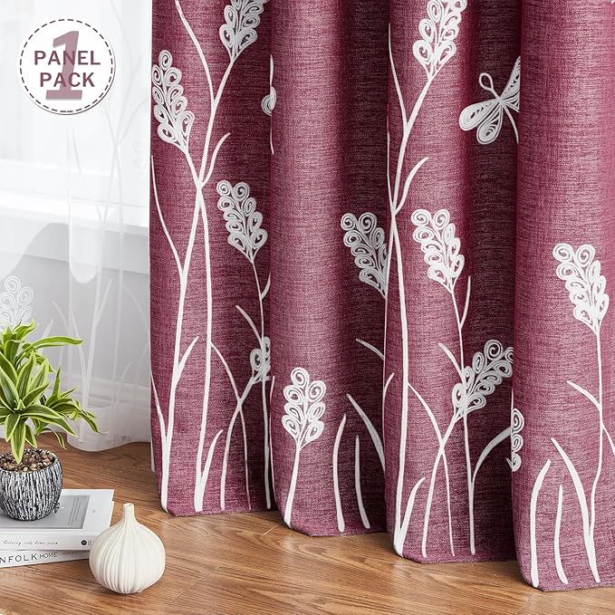 Melodieux Extra Wide Embroidery Curtain - Image 4