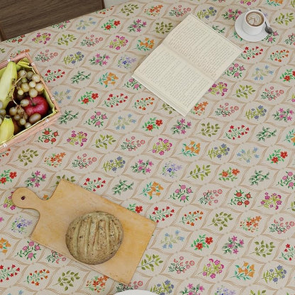Encasa XO Rectangular 56"x94" Tablecloth | Water-Repellent Polyester Dining - Image 6