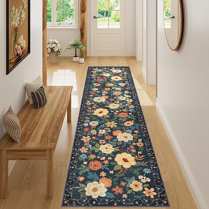 DUKINO 2x8 Runner Rug for Hallway, Washable Kitchen Runner Rug - Image 4