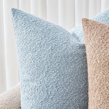 Woaboy Pack of 2 20x20 Inch Decorative Boucle Throw Pillow Covers Textured - Image 6