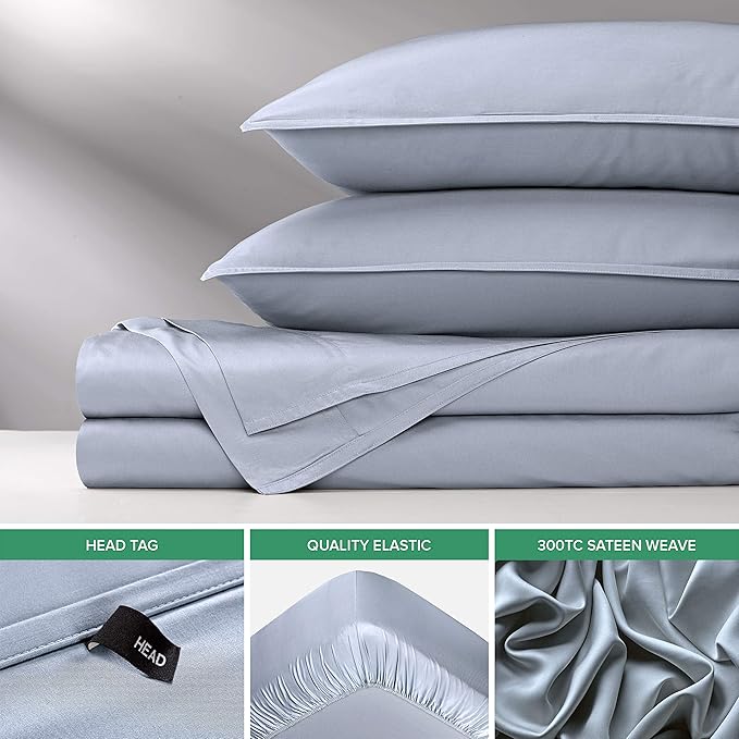 Pure Bamboo Twin Sheets, Genuine 100% Organic Viscose Derived from Bamboo Bed - Image 6