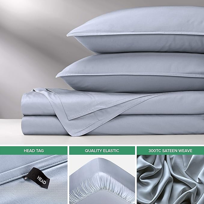 Pure Bamboo Full Sheets, Genuine 100% Organic Viscose Derived from Bamboo Bed - Image 6