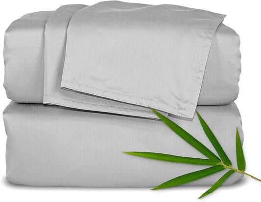 Pure Bamboo Twin Sheets, Genuine 100% Organic Viscose Derived from Bamboo Bed by PureBamboo