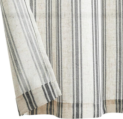 jinchan Linen Striped Valance Window Treatment - Image 5