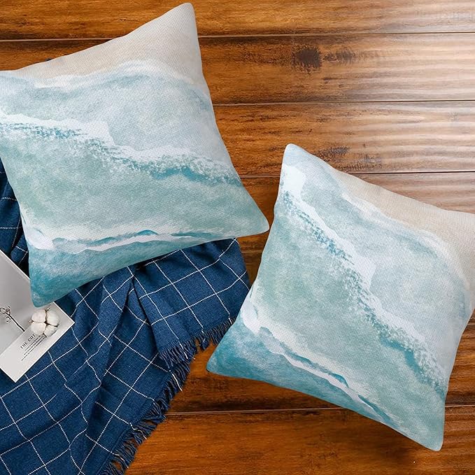 Throw Pillow Covers Vintage Flowers Pillow Covers 16x16 Inch Set of 2 Throw - Image 7