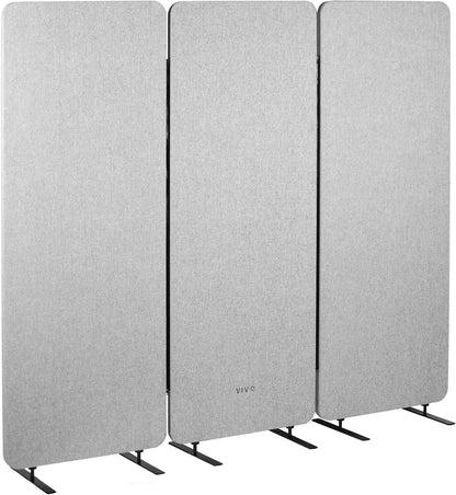 vivo gray freestanding 72 x 66 in privacy, main product view