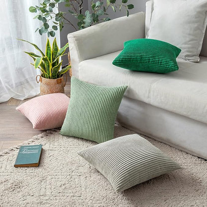 MIULEE Pack of 2 Pillow Covers Soft Soild Decorative Throw Pillow Covers Set - Image 5