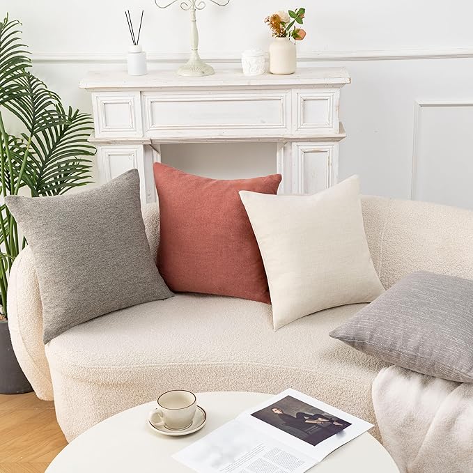 Throw Pillow with Insert 18x18 Inch Set of 2 - Image 4