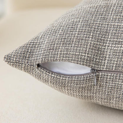 Kevin Textile 2 Packs Decorative Square Pillows Cover Outdoor Throw Pillows - Image 2