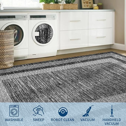 GarveeHome Area Rug 8x10 Modern Geometric Living Room Rug Non Slip, Thin - Image 7