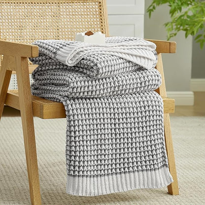 Amélie Home Waffle Chenille Throw Blanket by Am%C3%A9lieHome