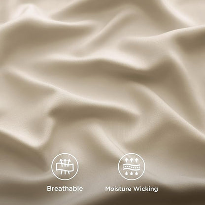 Bedsure King Size Sheet Set, Cooling Sheets King, Rayon Derived from Bamboo - Image 4