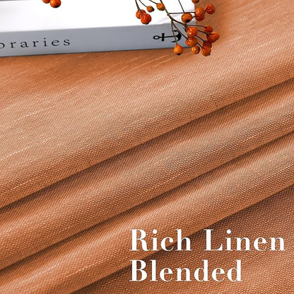 H.VERSAILTEX Linen Curtains Natural Linen Blended Curtain Panels - Image 4
