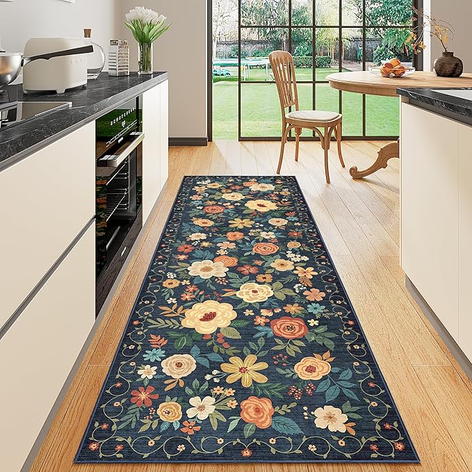 DUKINO Runner Rug, 2x10 Kitchen Hallway Carpet, Washable by DUKINO