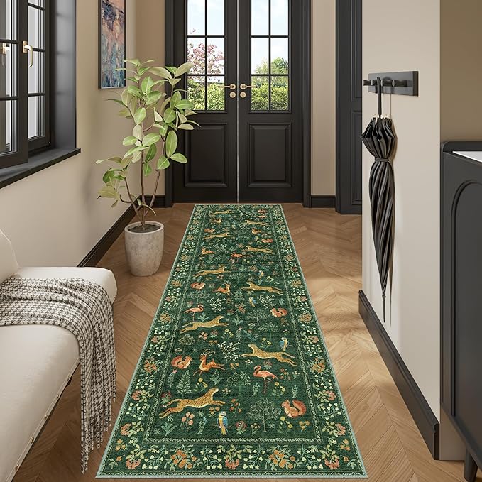 DUKINO 2x10 Rug for Hallway, Washable Kitchen Runner Rug - Image 5
