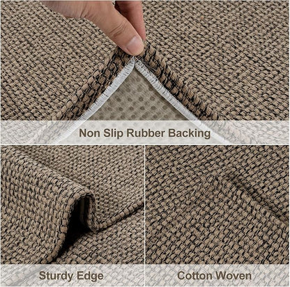Uphome Kitchen Runner Rug, 2x4'3 Washable Boho Rug Runners - Image 3
