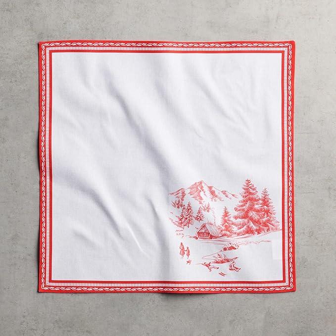 Maison d' Hermine Cloth Napkins Set of 4 100% Cotton - Image 8