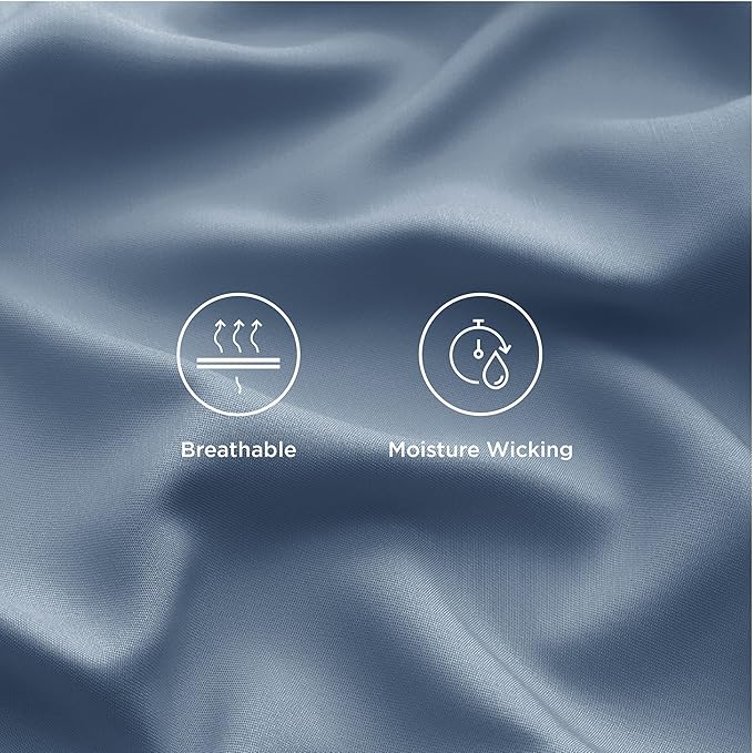 Bedsure California King Sheet Sets, Cooling Sheets, Rayon Derived from Bamboo - Image 5