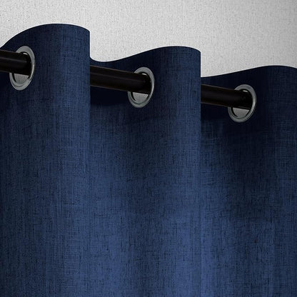 Pitalk Boy Bedroom Curtains 63 Inch Length Grommet Privavy Semi Sheer Light - Image 5